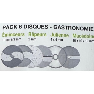 Pack 6 disques - "Gastronomie" pour CL 50 à 70