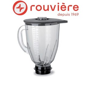 Bol 4 litres Polymer transparent avec couteau "HighPower6"