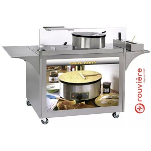 Meuble inox crêperie MC 03